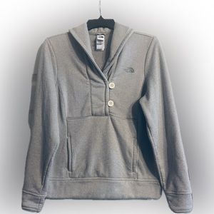 The North Face Sz L Grey Sweater/Sweatshirt Women’s Pullover Shawl Collared Neck
